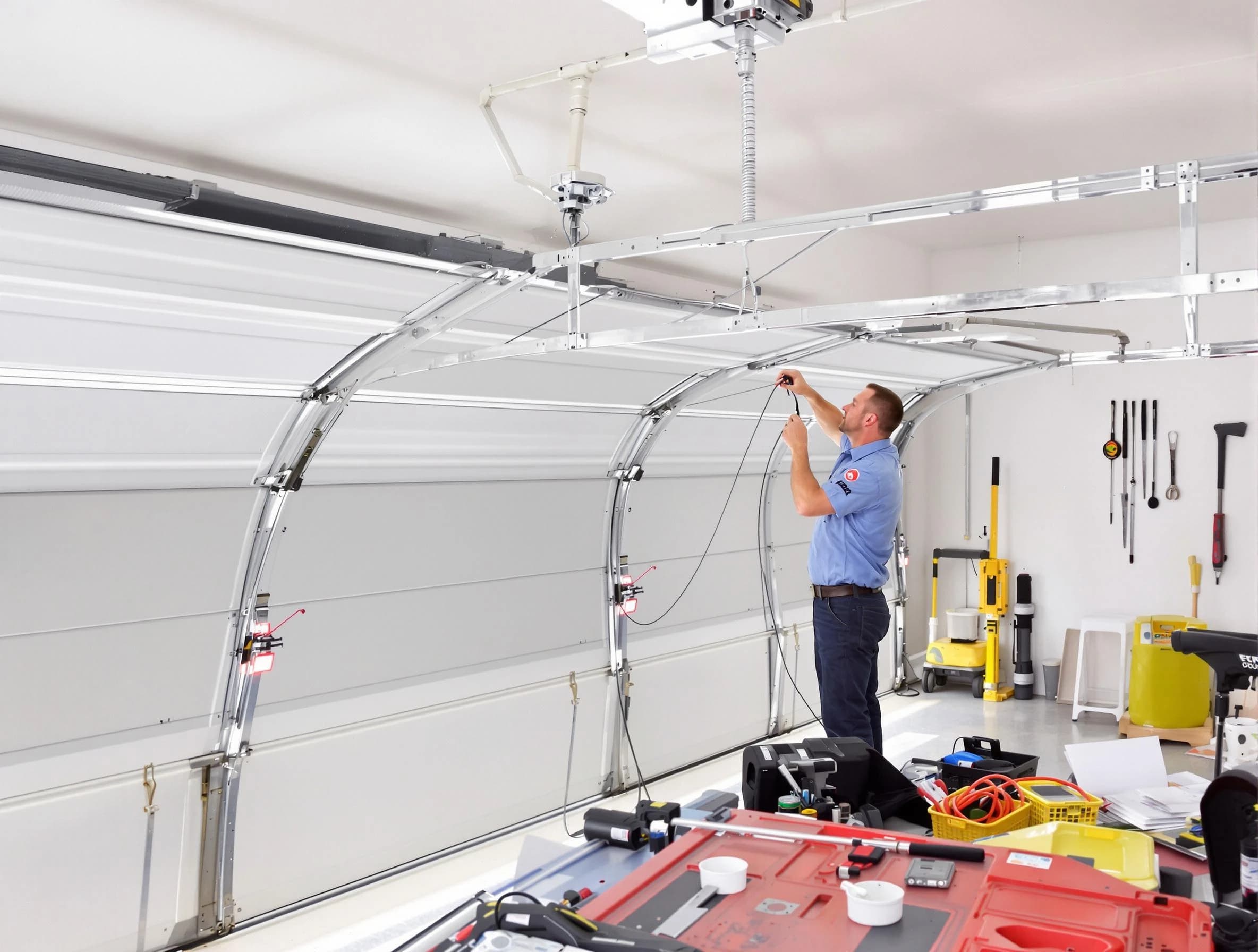 Garage door cable repair service by Melrose Garage Door Repair in Melrose