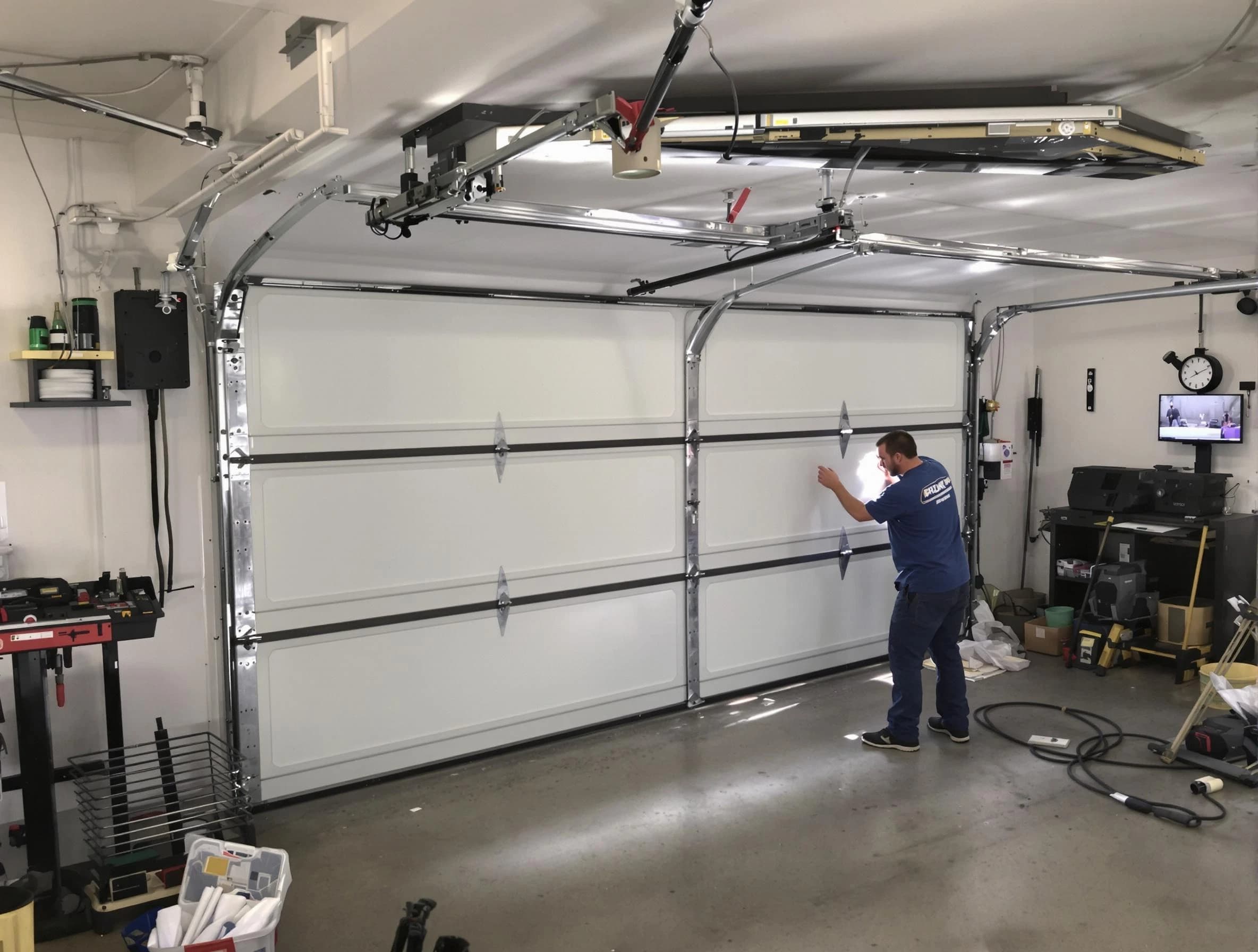 Professional garage door repair service by Melrose Garage Door Repair in Melrose