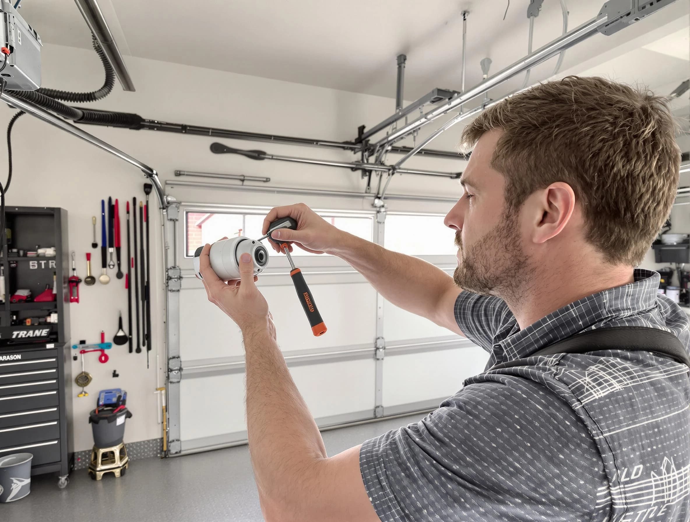 Garage door opener repair service by Melrose Garage Door Repair in Melrose