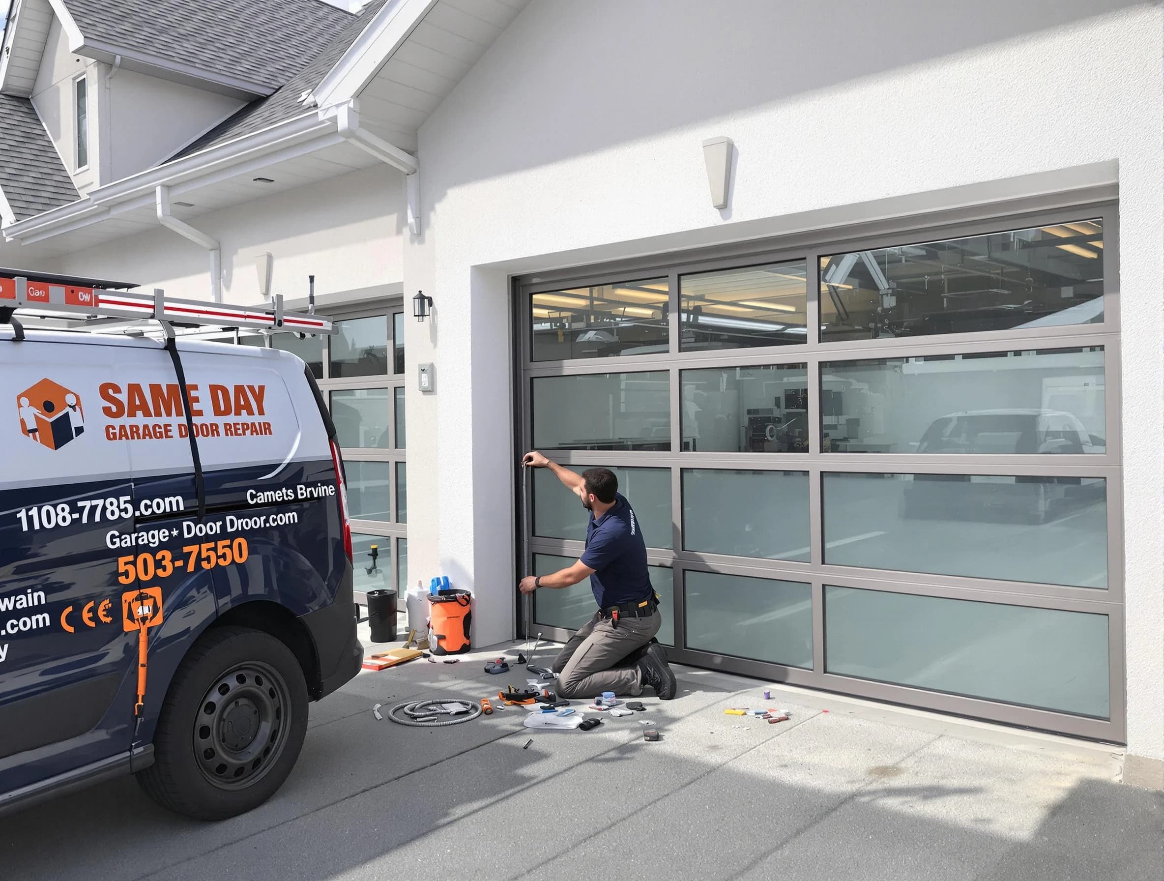 Same-day garage door repair service by Melrose Garage Door Repair in Melrose