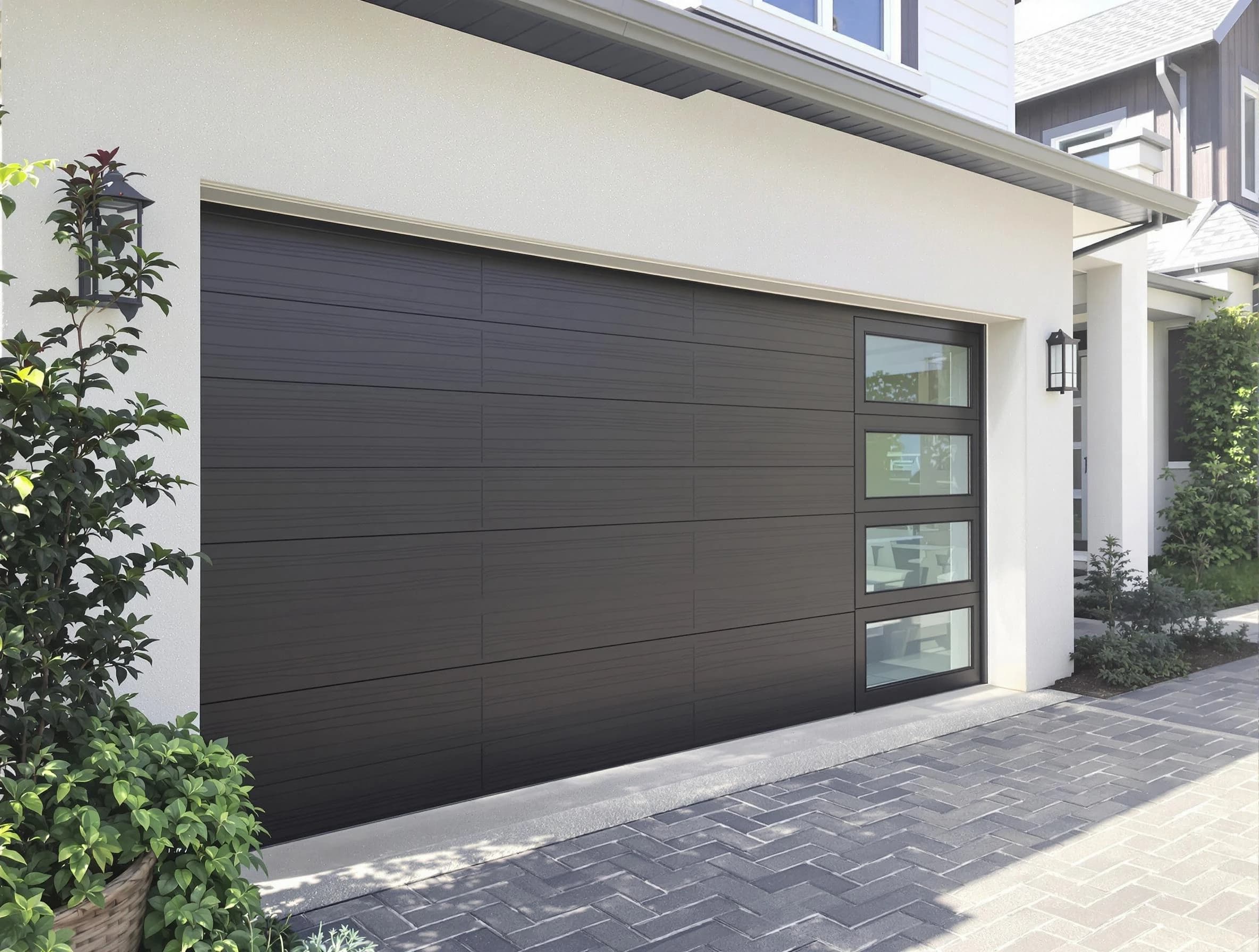 Custom garage door installation by Melrose Garage Door Repair in Melrose