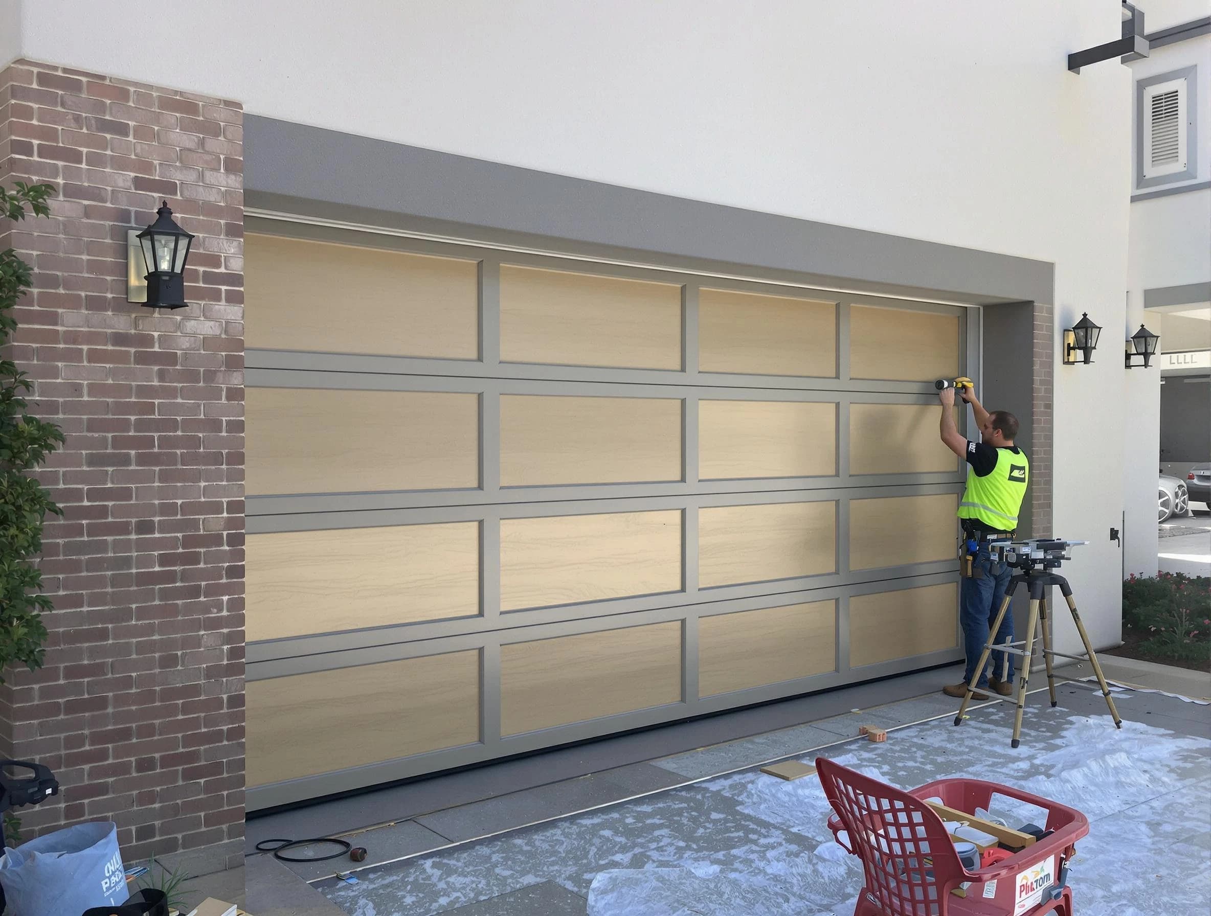 Garage door replacement service by Melrose Garage Door Repair in Melrose