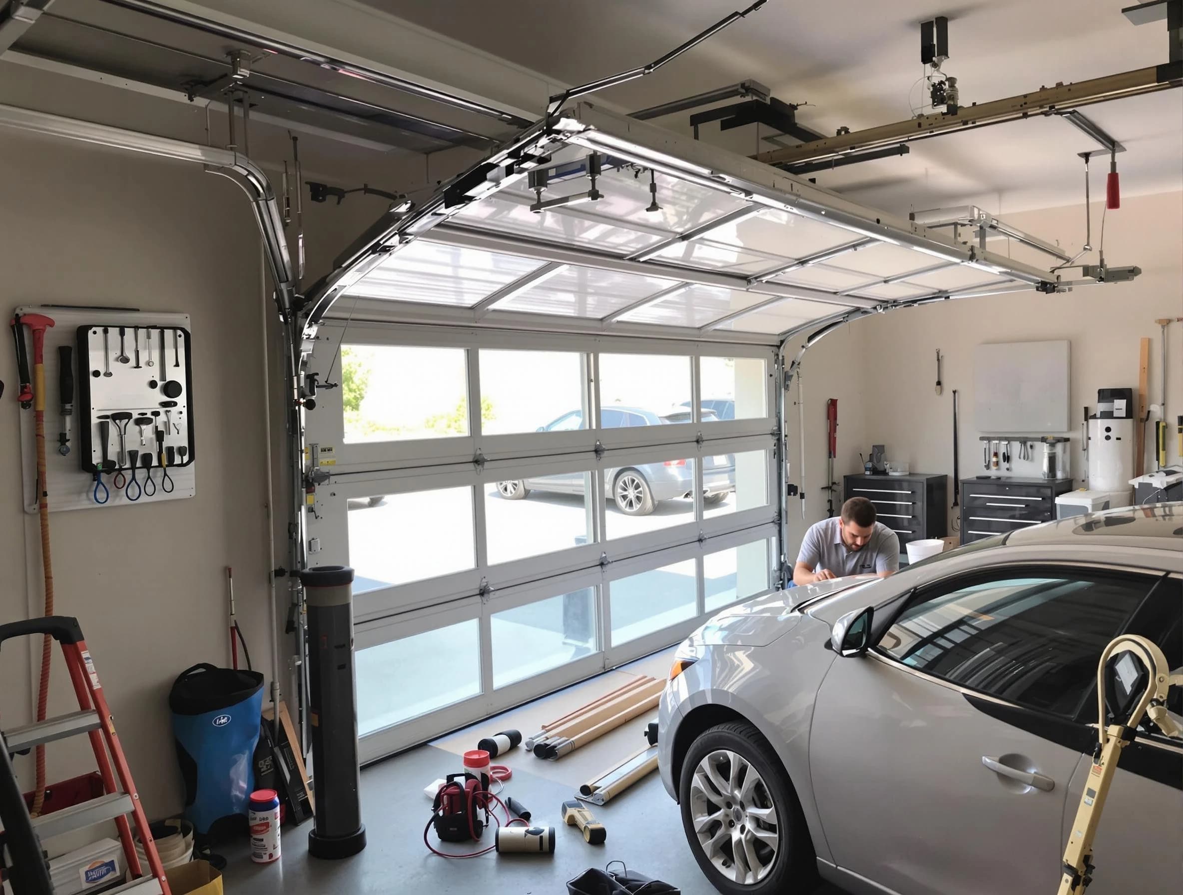 Garage door noise reduction service by Melrose Garage Door Repair in Melrose