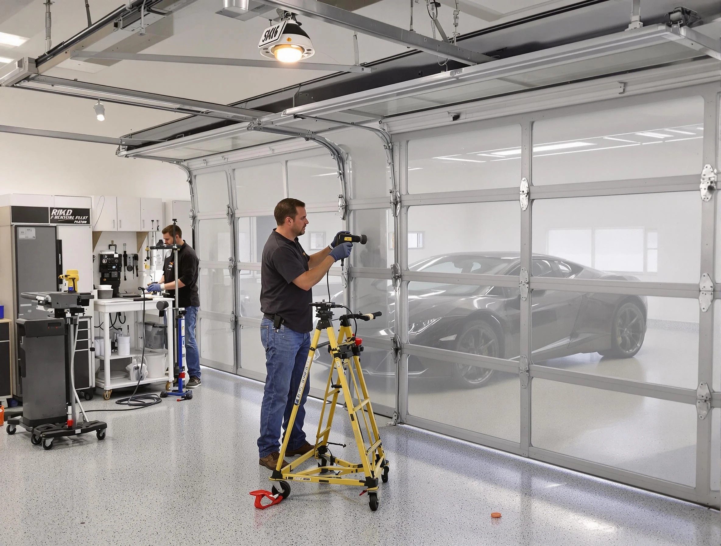 Garage Door Dents Repair in Melrose