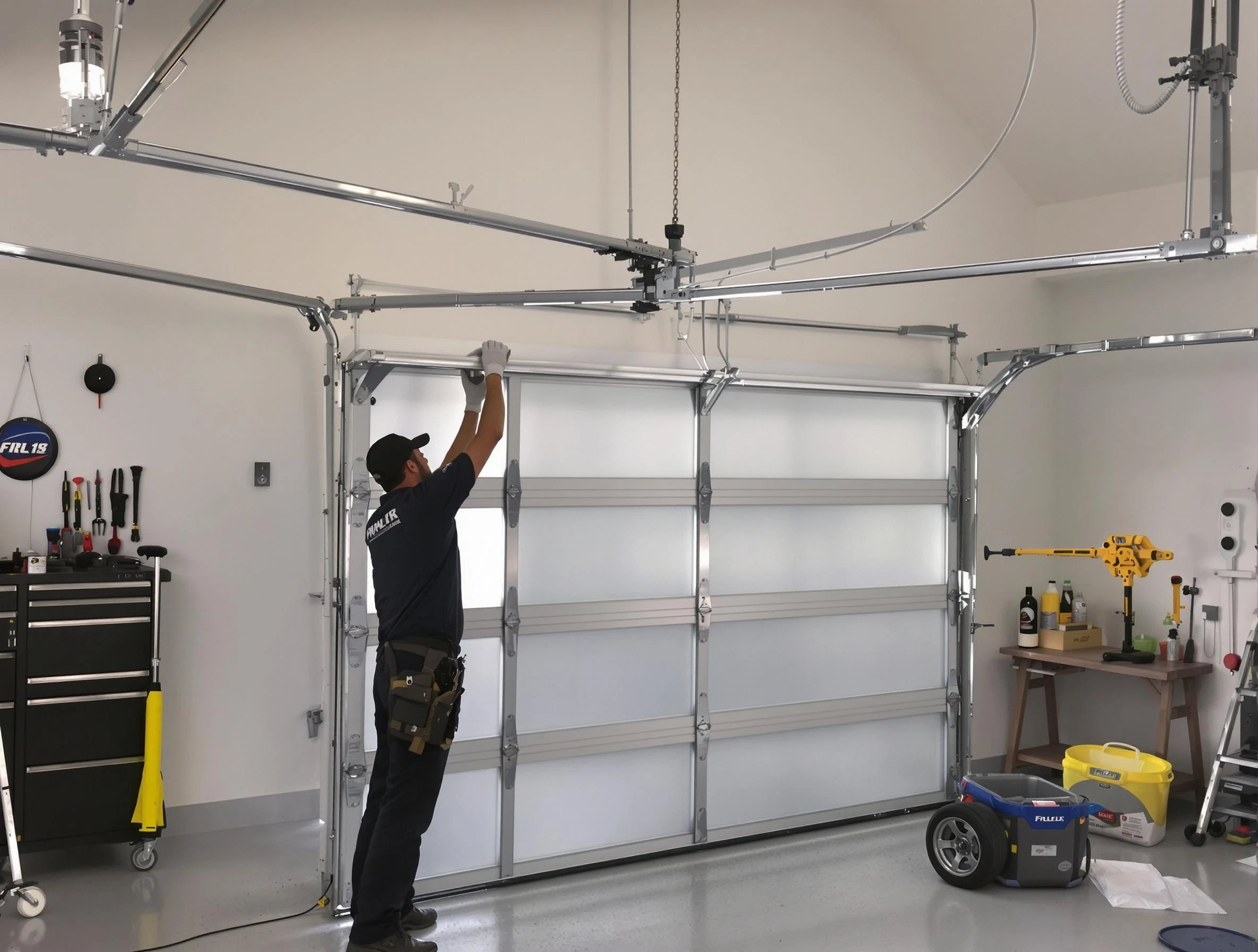 Melrose Garage Door Repair certified team performing precision garage door installation in Melrose