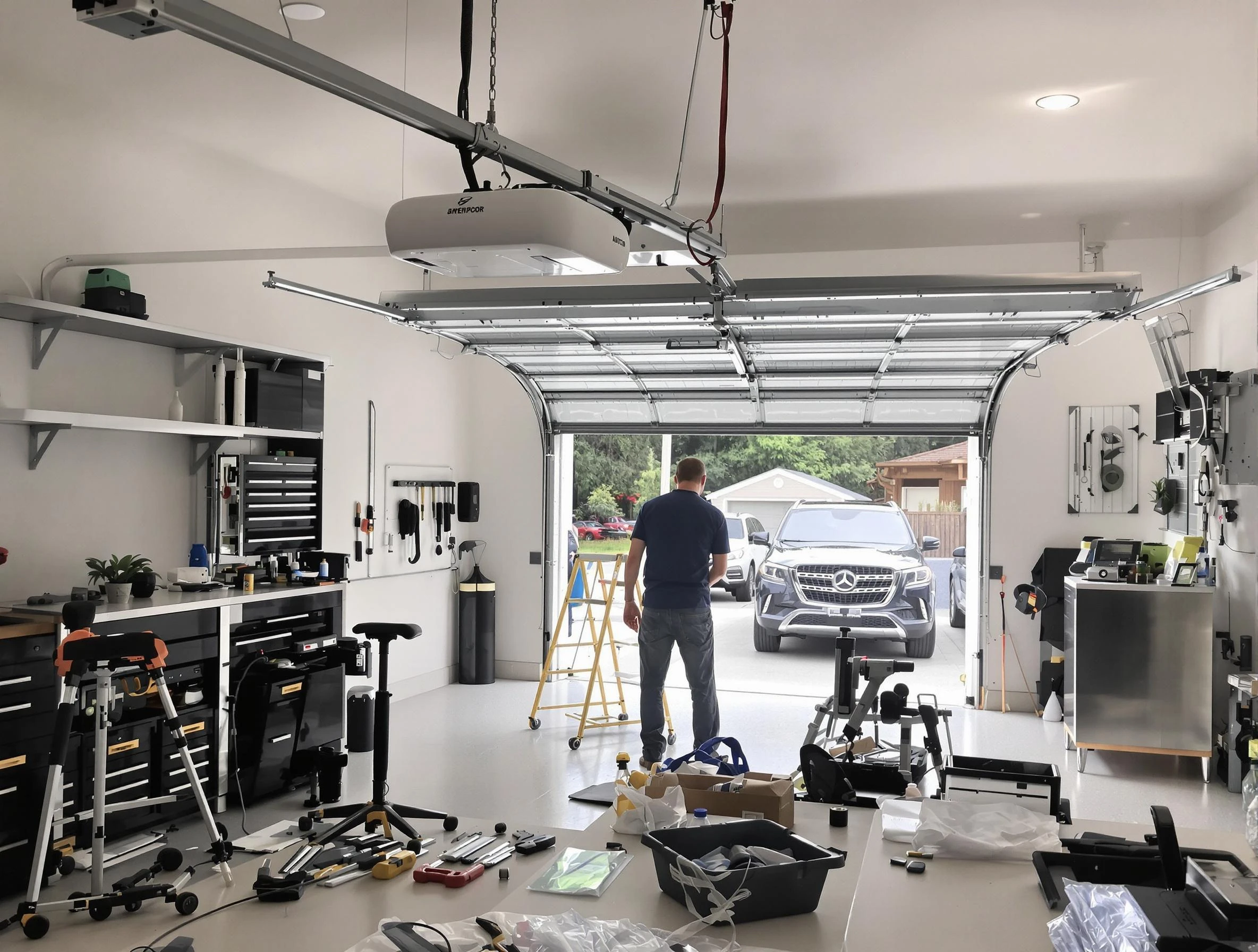 Garage door opener installation by Melrose Garage Door Repair in Melrose