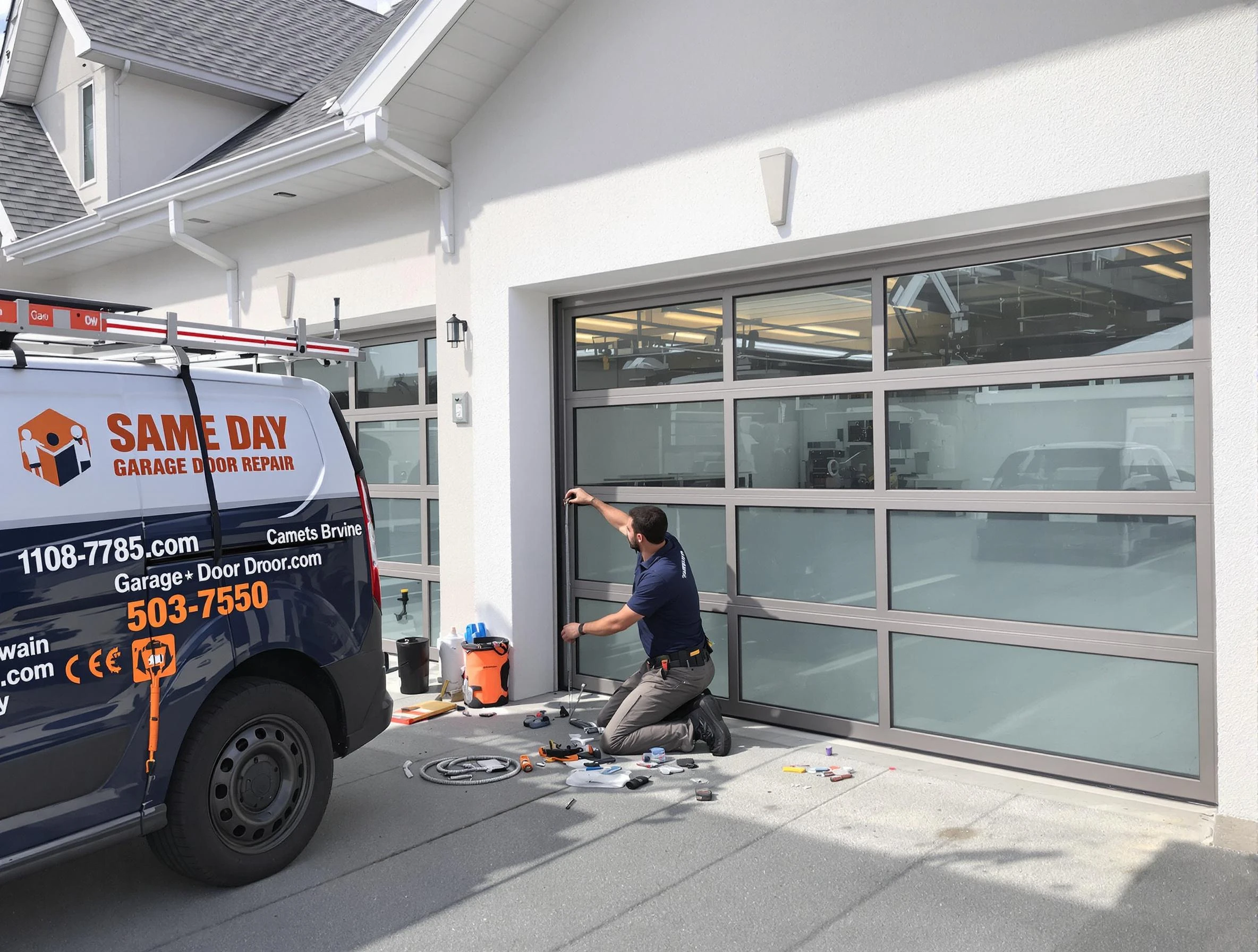 Same-day garage door repair service by Melrose Garage Door Repair in Melrose